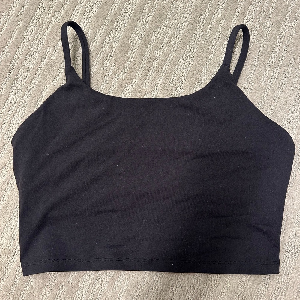 Amazon Black Cropped Tank Top